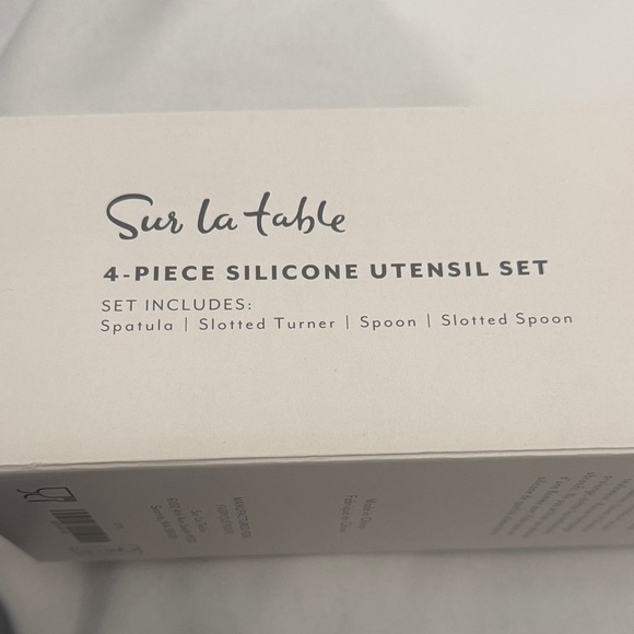 Sur La Table Red Silicone Utensil Set - Picture 5 of 6